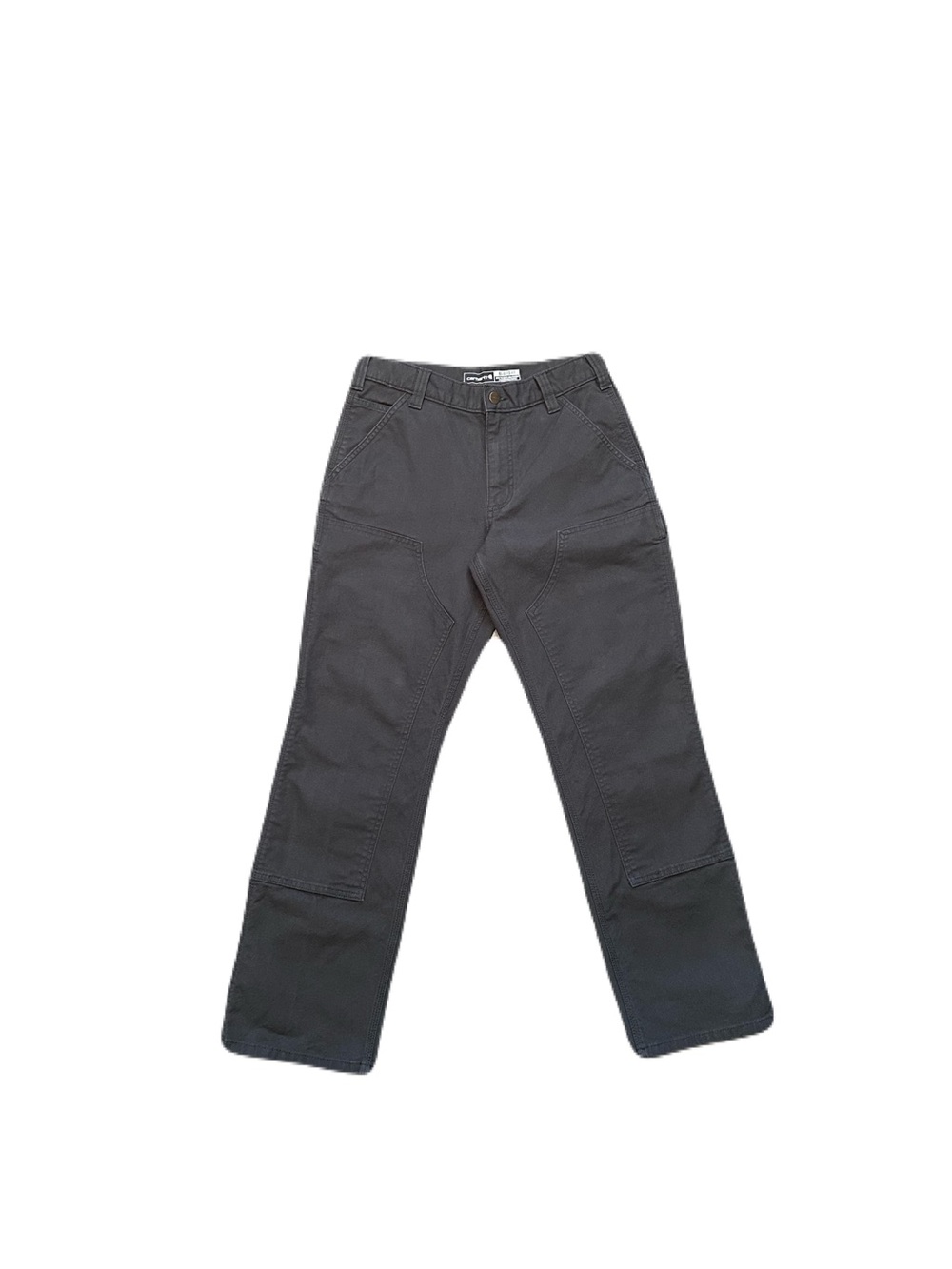 Carhartt Double Knee Pants Relaxed Fit Rugged Flex Gray Size 30x30